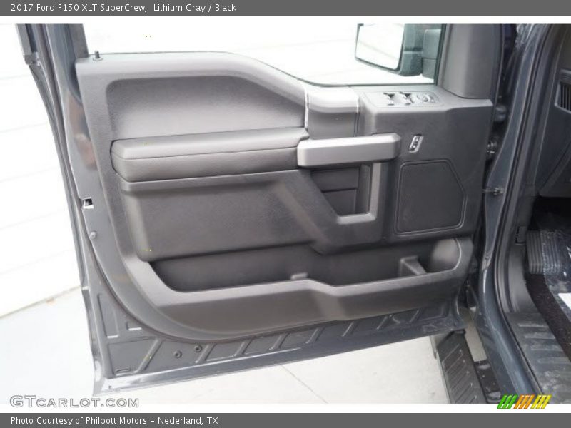 Lithium Gray / Black 2017 Ford F150 XLT SuperCrew