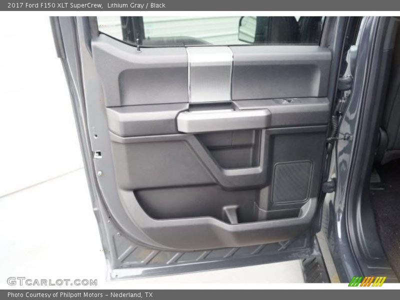Lithium Gray / Black 2017 Ford F150 XLT SuperCrew