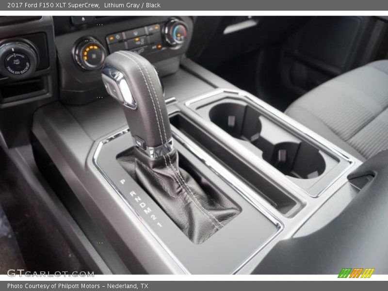 Lithium Gray / Black 2017 Ford F150 XLT SuperCrew