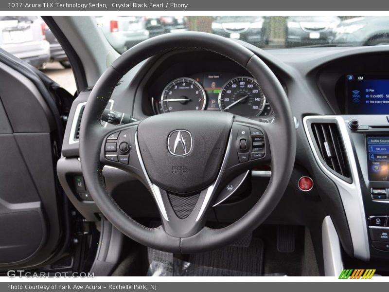 Crystal Black Pearl / Ebony 2017 Acura TLX Technology Sedan