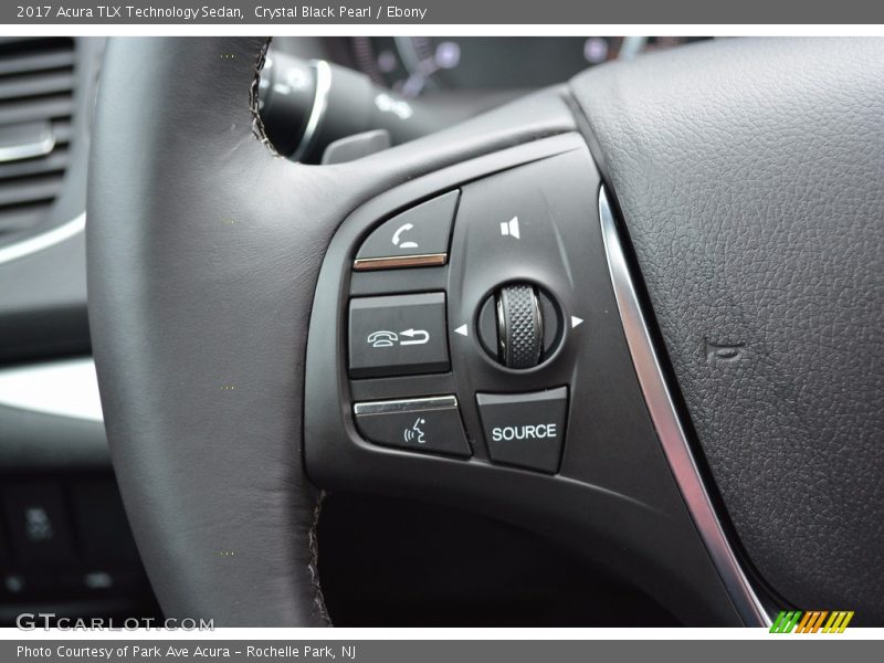 Crystal Black Pearl / Ebony 2017 Acura TLX Technology Sedan