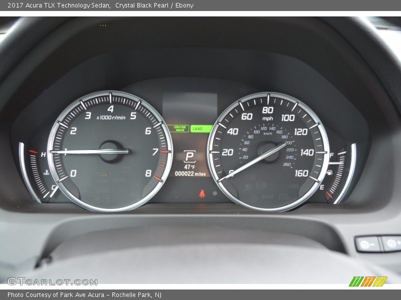 Crystal Black Pearl / Ebony 2017 Acura TLX Technology Sedan
