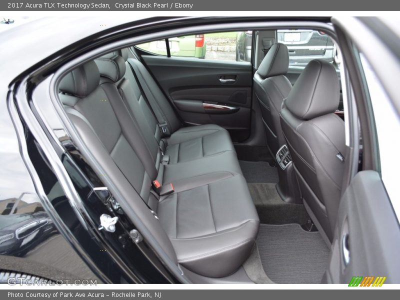 Crystal Black Pearl / Ebony 2017 Acura TLX Technology Sedan