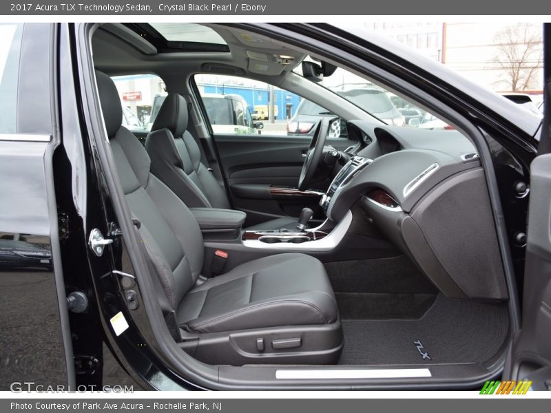 Crystal Black Pearl / Ebony 2017 Acura TLX Technology Sedan