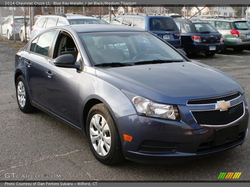 Blue Ray Metallic / Jet Black/Medium Titanium 2014 Chevrolet Cruze LS