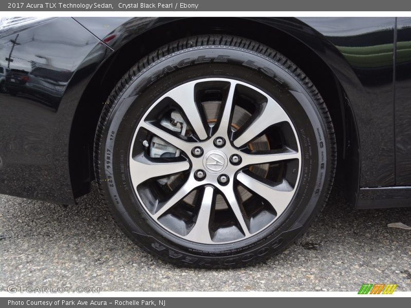 Crystal Black Pearl / Ebony 2017 Acura TLX Technology Sedan
