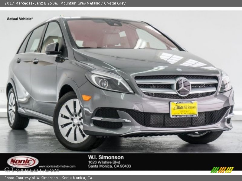 Mountain Grey Metallic / Crystal Grey 2017 Mercedes-Benz B 250e