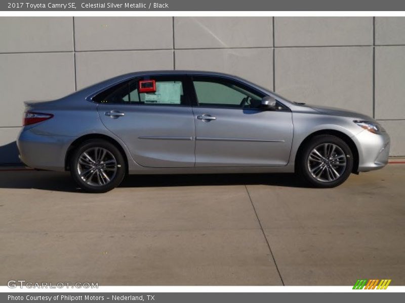 Celestial Silver Metallic / Black 2017 Toyota Camry SE