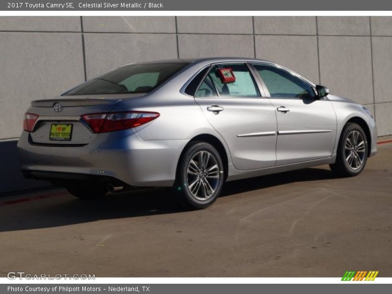 Celestial Silver Metallic / Black 2017 Toyota Camry SE