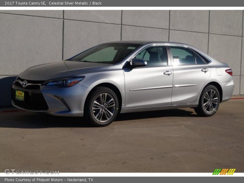 Celestial Silver Metallic / Black 2017 Toyota Camry SE
