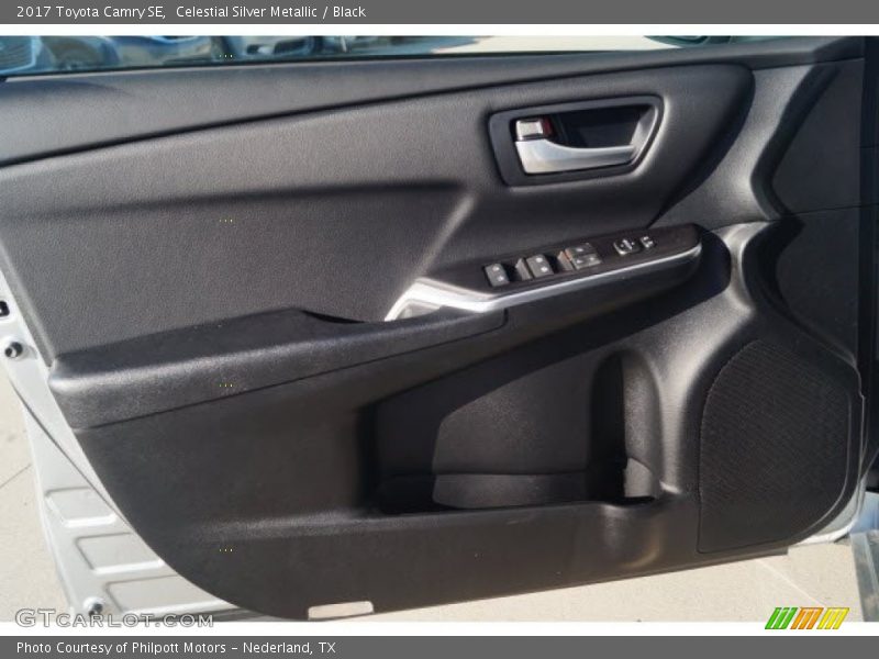 Celestial Silver Metallic / Black 2017 Toyota Camry SE