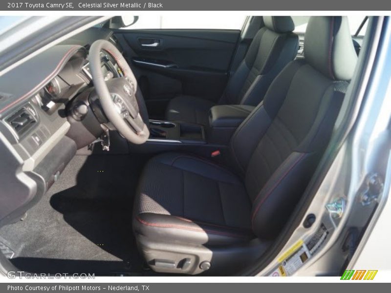 Celestial Silver Metallic / Black 2017 Toyota Camry SE