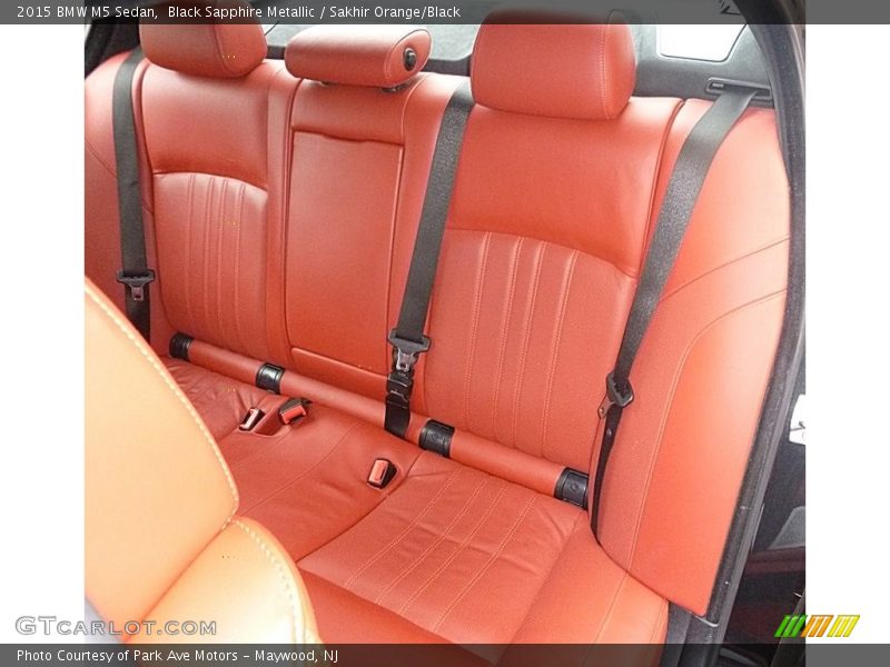 Rear Seat of 2015 M5 Sedan