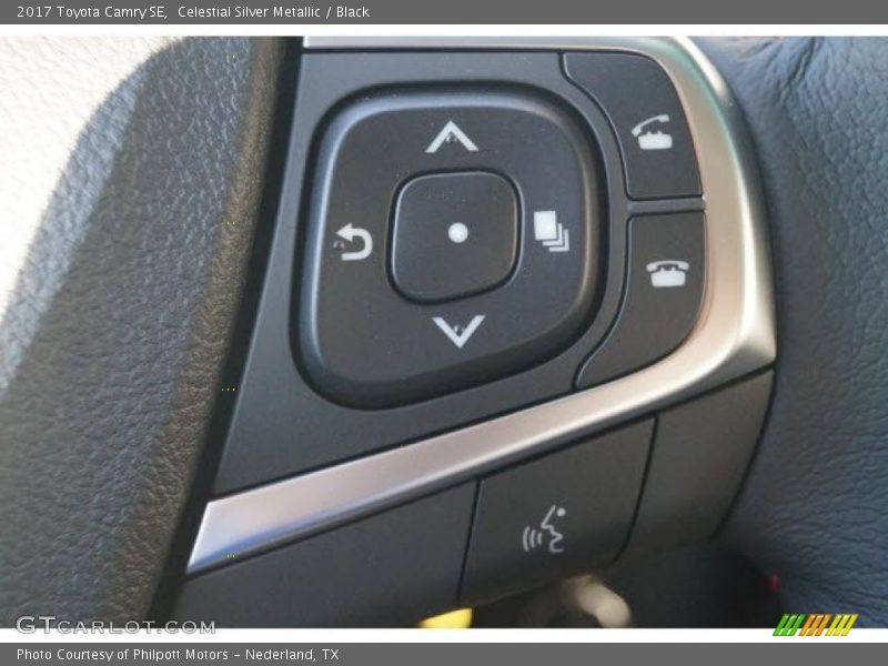 Celestial Silver Metallic / Black 2017 Toyota Camry SE