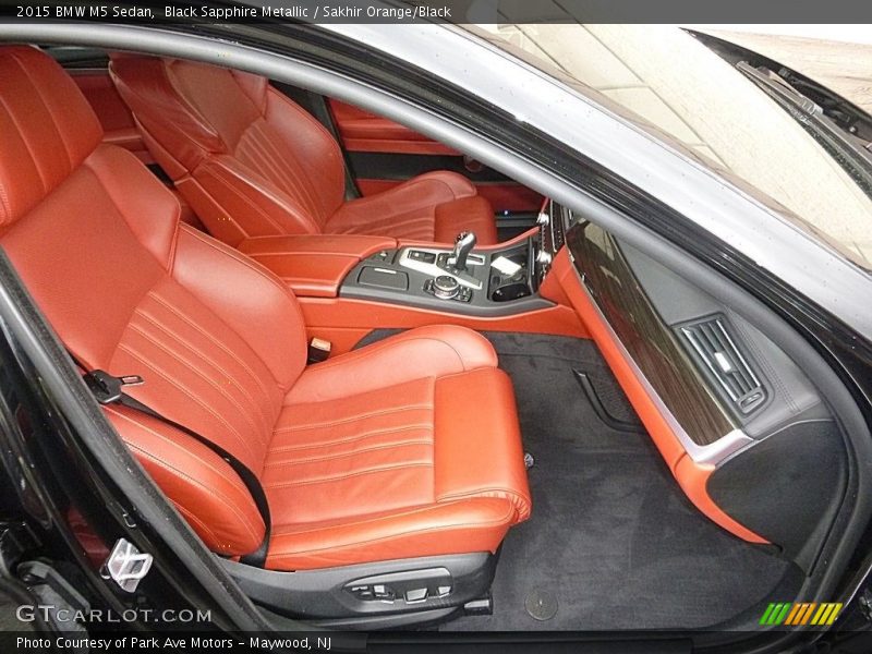 Front Seat of 2015 M5 Sedan