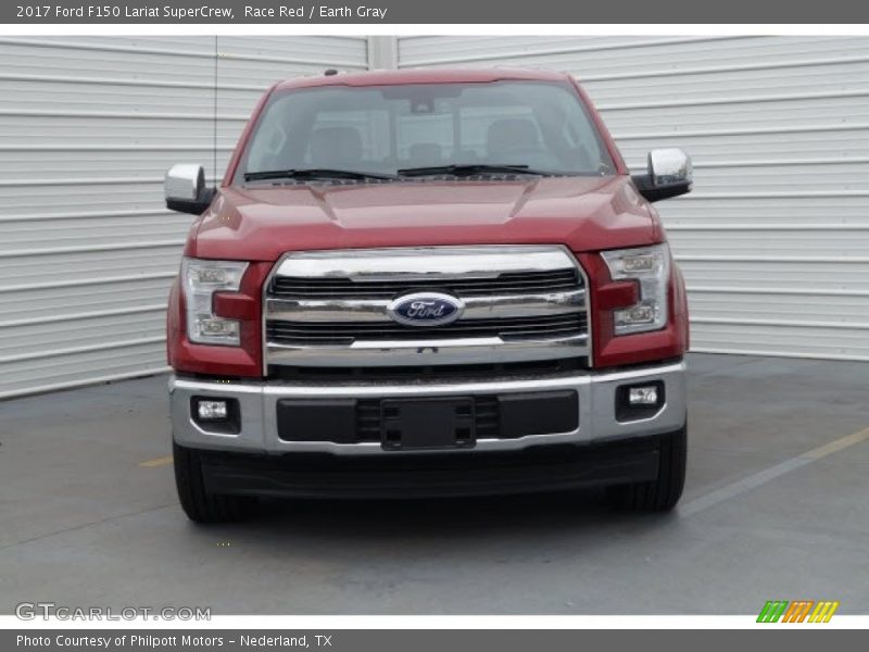 Race Red / Earth Gray 2017 Ford F150 Lariat SuperCrew