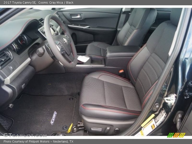  2017 Camry SE Black Interior