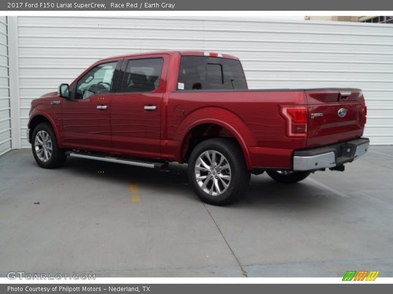 Race Red / Earth Gray 2017 Ford F150 Lariat SuperCrew