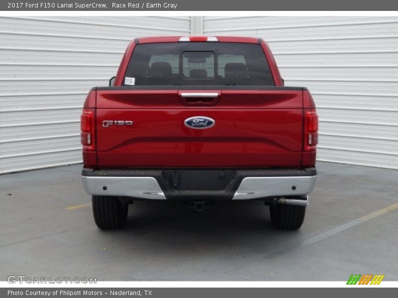 Race Red / Earth Gray 2017 Ford F150 Lariat SuperCrew