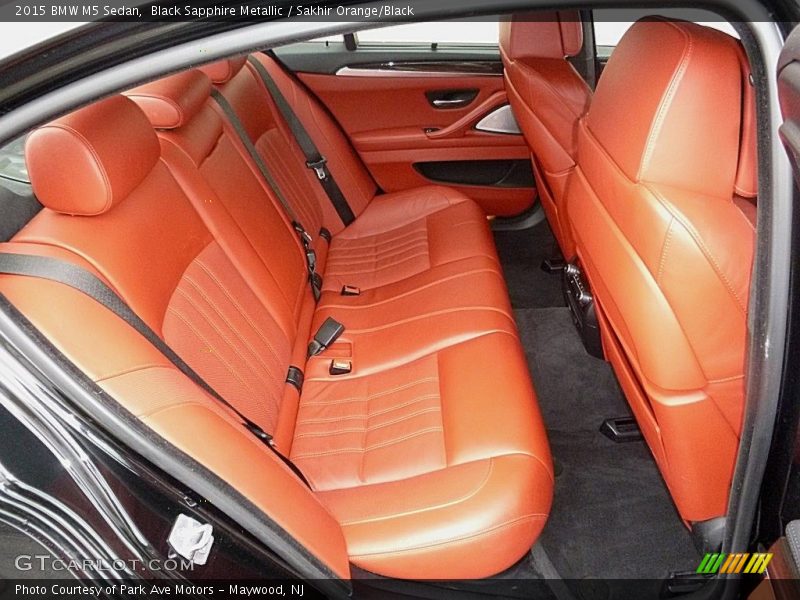 Rear Seat of 2015 M5 Sedan