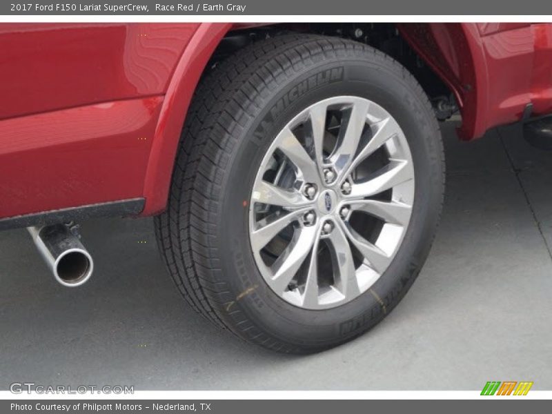 Race Red / Earth Gray 2017 Ford F150 Lariat SuperCrew