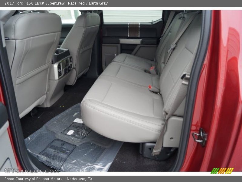 Race Red / Earth Gray 2017 Ford F150 Lariat SuperCrew