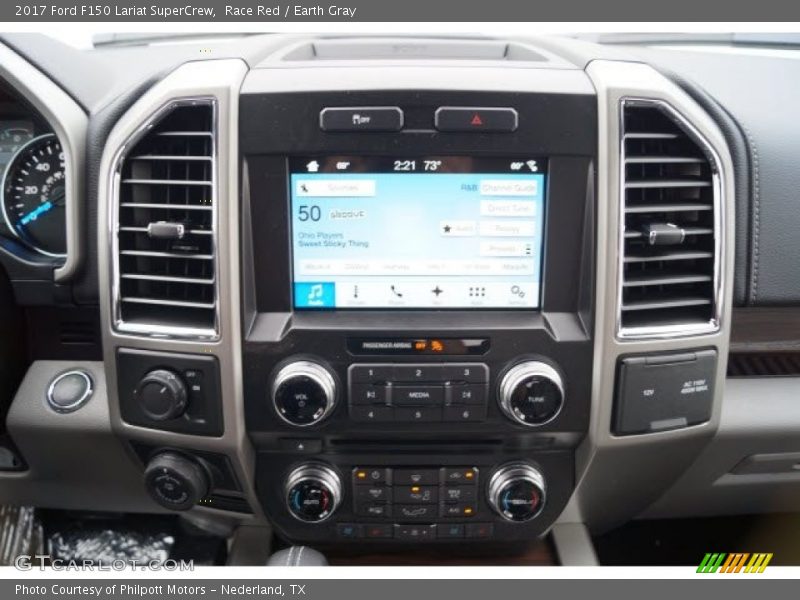 Race Red / Earth Gray 2017 Ford F150 Lariat SuperCrew