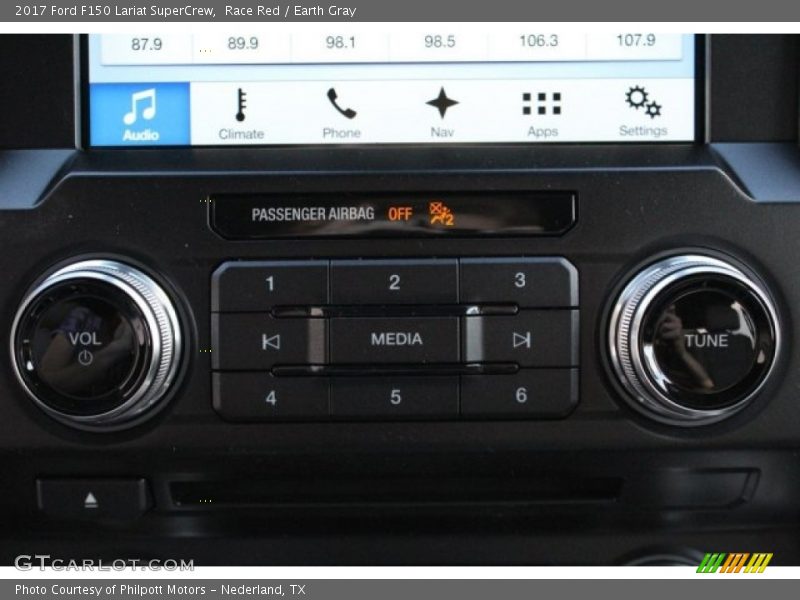 Race Red / Earth Gray 2017 Ford F150 Lariat SuperCrew