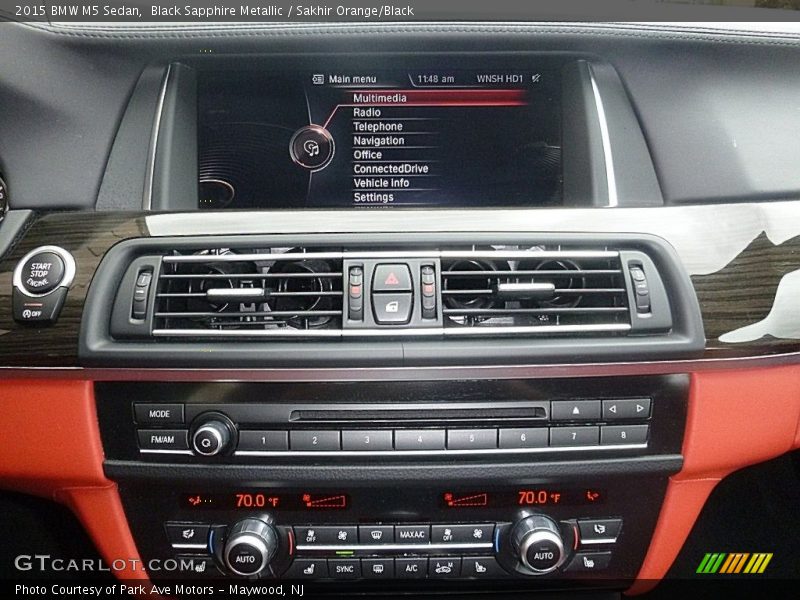 Controls of 2015 M5 Sedan