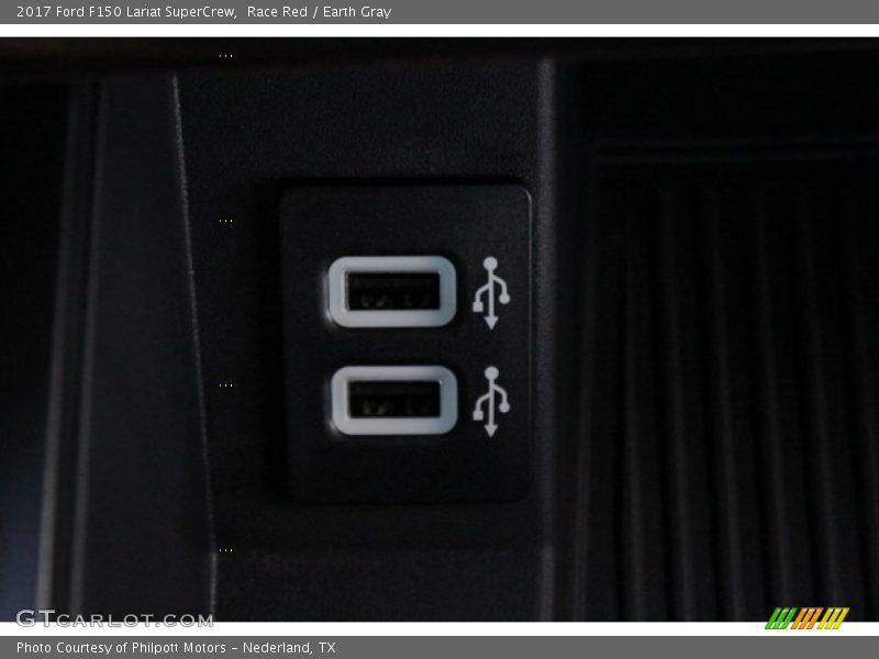 Race Red / Earth Gray 2017 Ford F150 Lariat SuperCrew