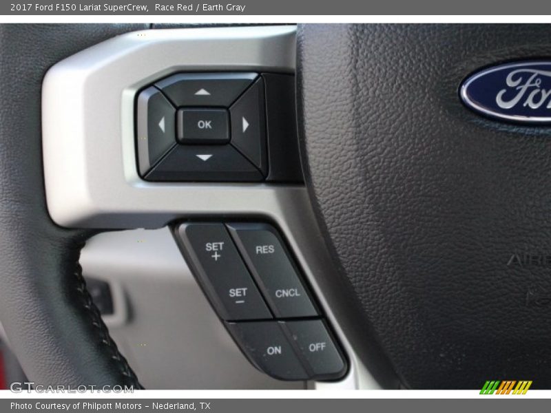 Race Red / Earth Gray 2017 Ford F150 Lariat SuperCrew