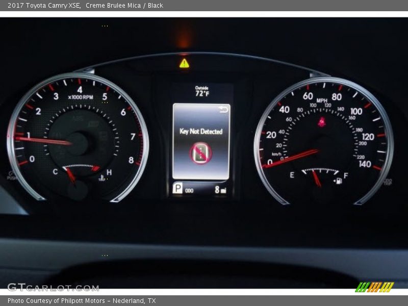 Creme Brulee Mica / Black 2017 Toyota Camry XSE