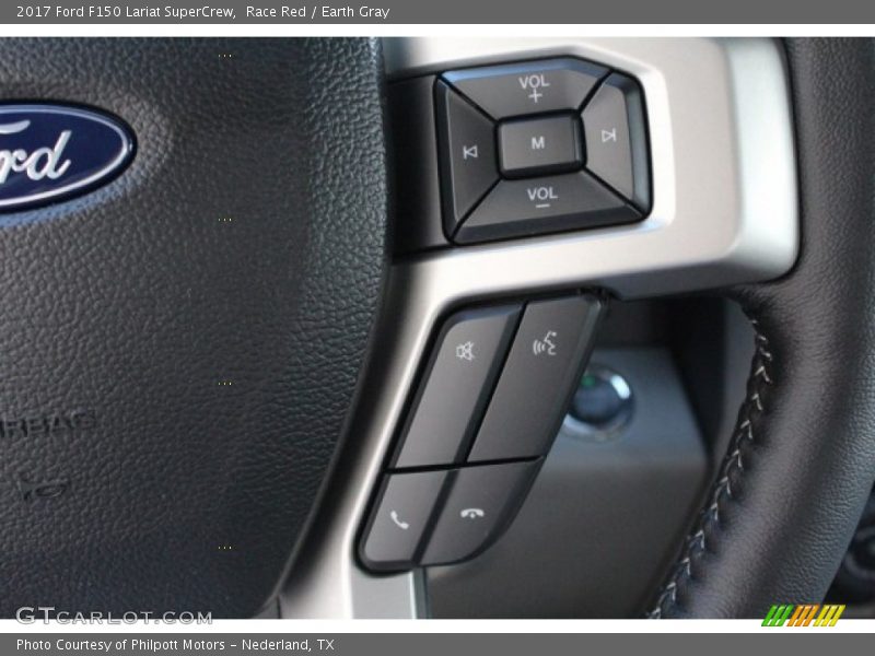 Race Red / Earth Gray 2017 Ford F150 Lariat SuperCrew