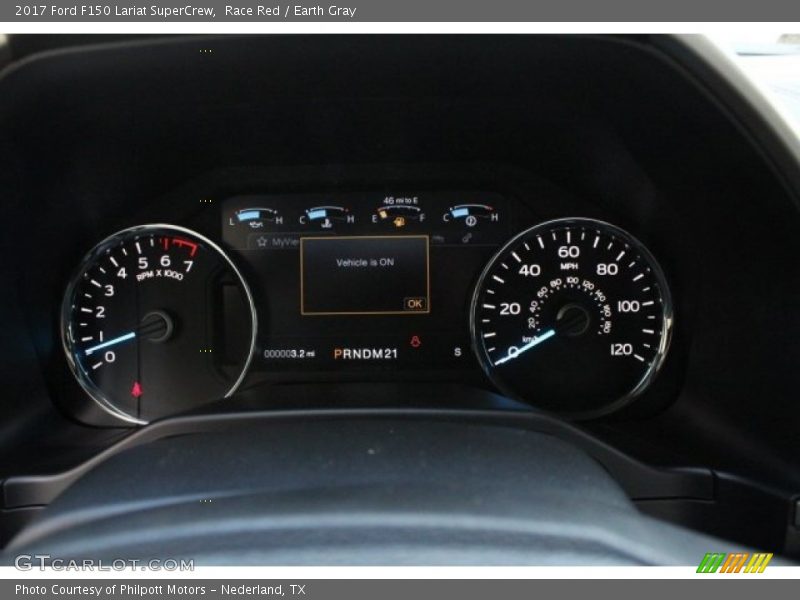 Race Red / Earth Gray 2017 Ford F150 Lariat SuperCrew