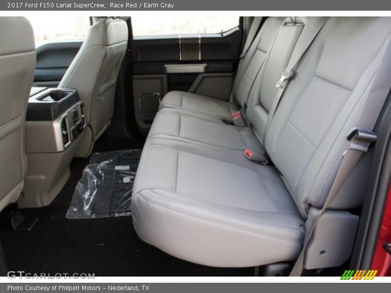 Race Red / Earth Gray 2017 Ford F150 Lariat SuperCrew