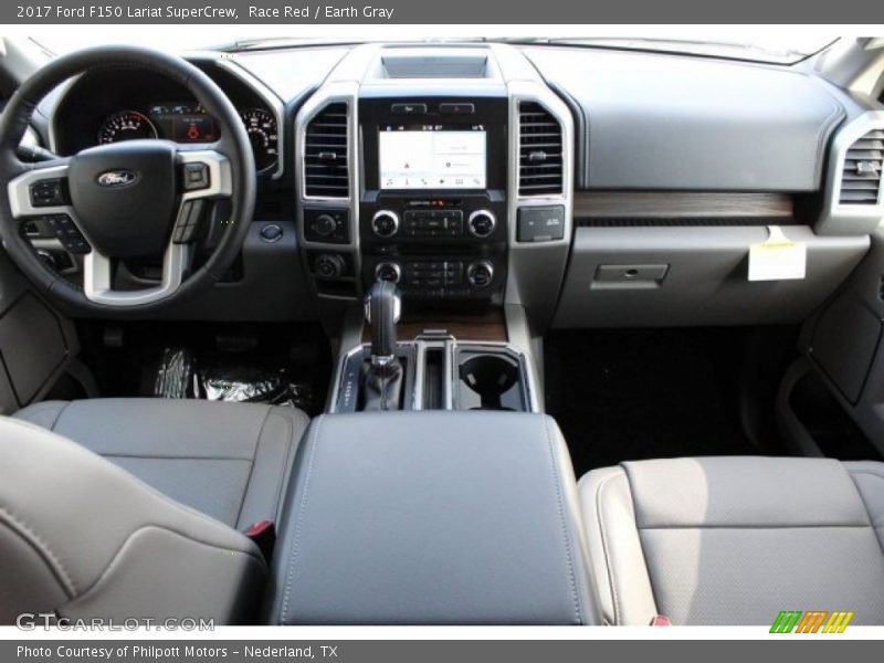 Race Red / Earth Gray 2017 Ford F150 Lariat SuperCrew