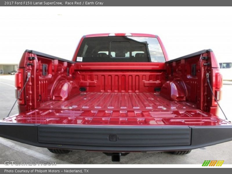 Race Red / Earth Gray 2017 Ford F150 Lariat SuperCrew