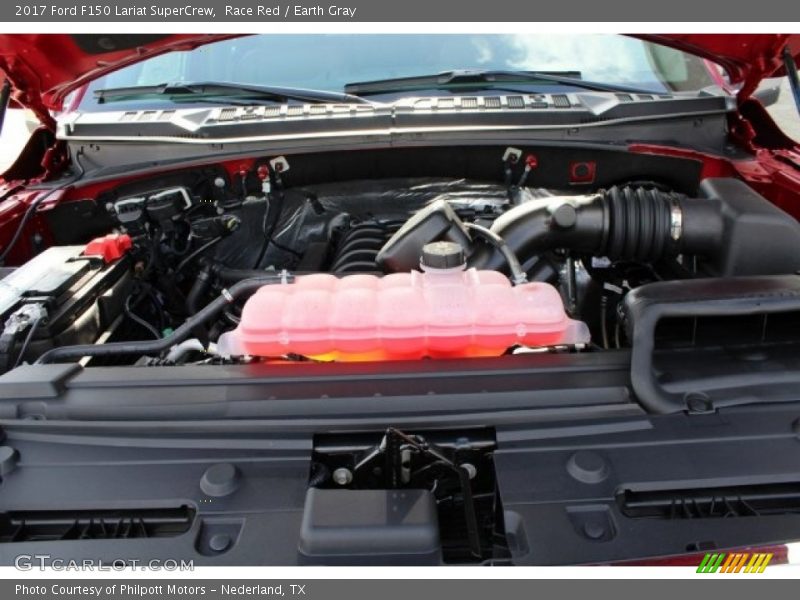 Race Red / Earth Gray 2017 Ford F150 Lariat SuperCrew