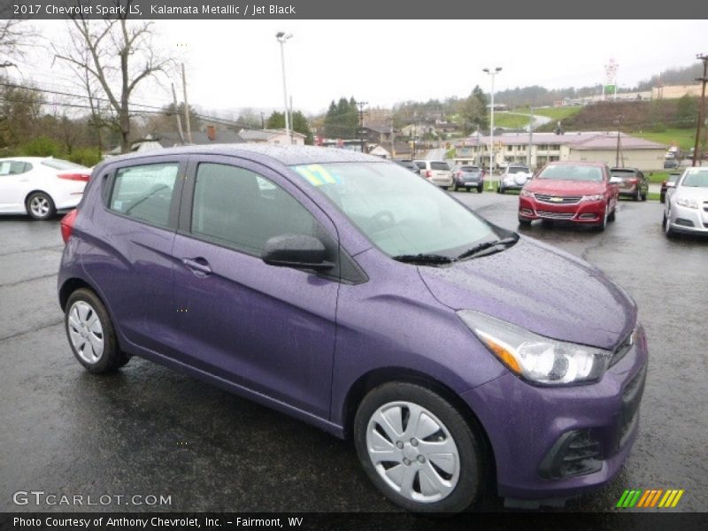 Kalamata Metallic / Jet Black 2017 Chevrolet Spark LS