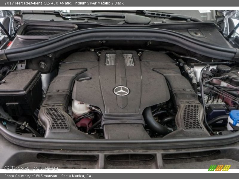 Iridium Silver Metallic / Black 2017 Mercedes-Benz GLS 450 4Matic
