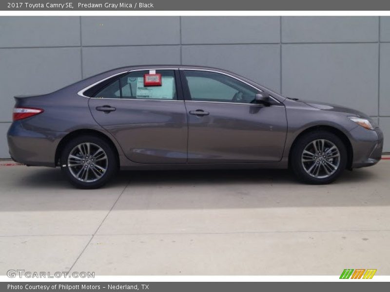 Predawn Gray Mica / Black 2017 Toyota Camry SE