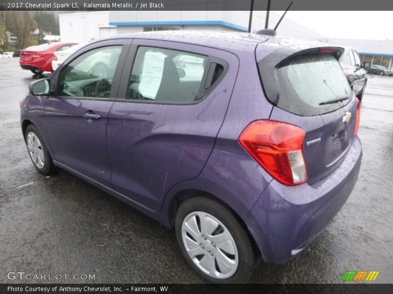 Kalamata Metallic / Jet Black 2017 Chevrolet Spark LS