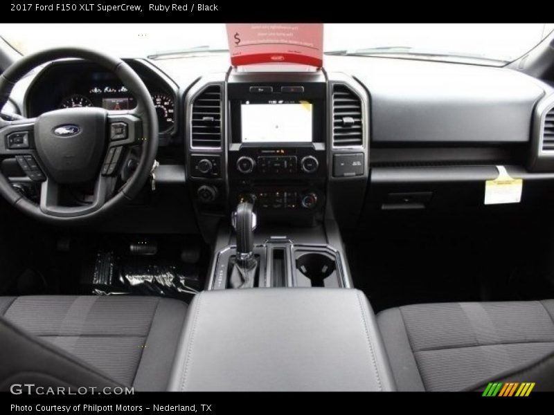 Ruby Red / Black 2017 Ford F150 XLT SuperCrew