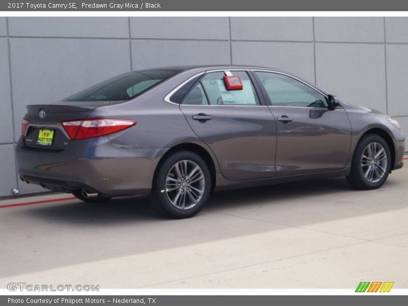 Predawn Gray Mica / Black 2017 Toyota Camry SE