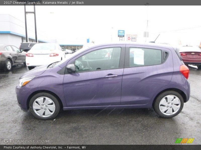 Kalamata Metallic / Jet Black 2017 Chevrolet Spark LS
