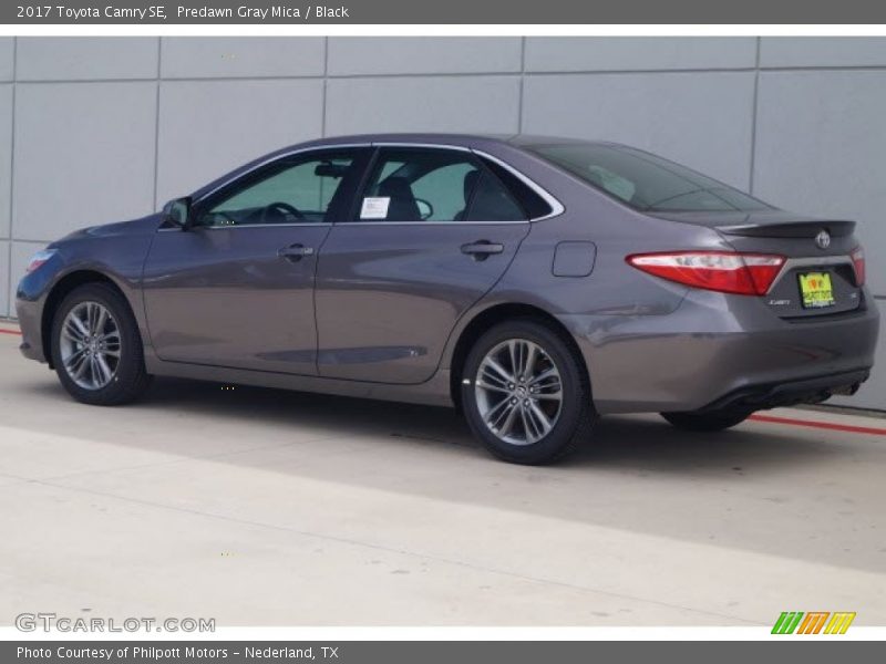 Predawn Gray Mica / Black 2017 Toyota Camry SE