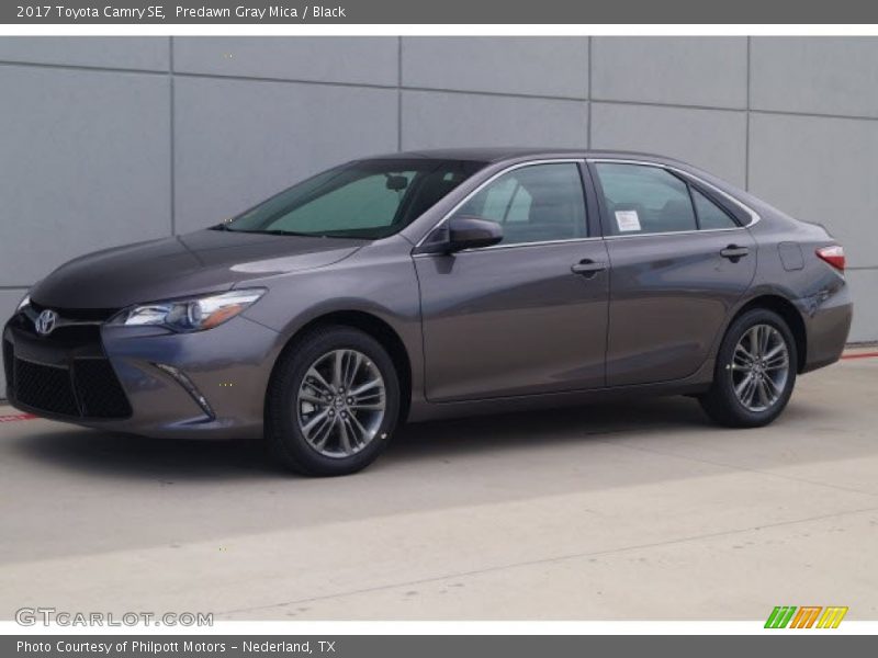Predawn Gray Mica / Black 2017 Toyota Camry SE