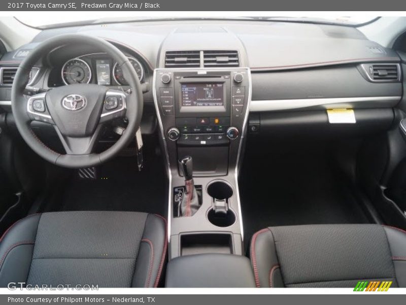 Predawn Gray Mica / Black 2017 Toyota Camry SE