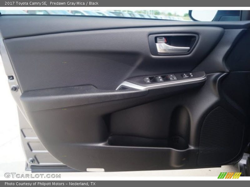 Predawn Gray Mica / Black 2017 Toyota Camry SE
