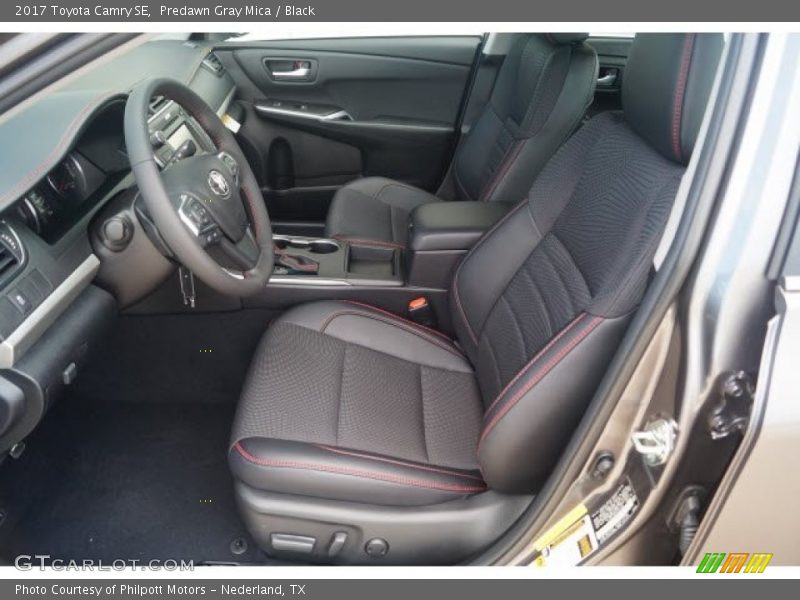 Predawn Gray Mica / Black 2017 Toyota Camry SE